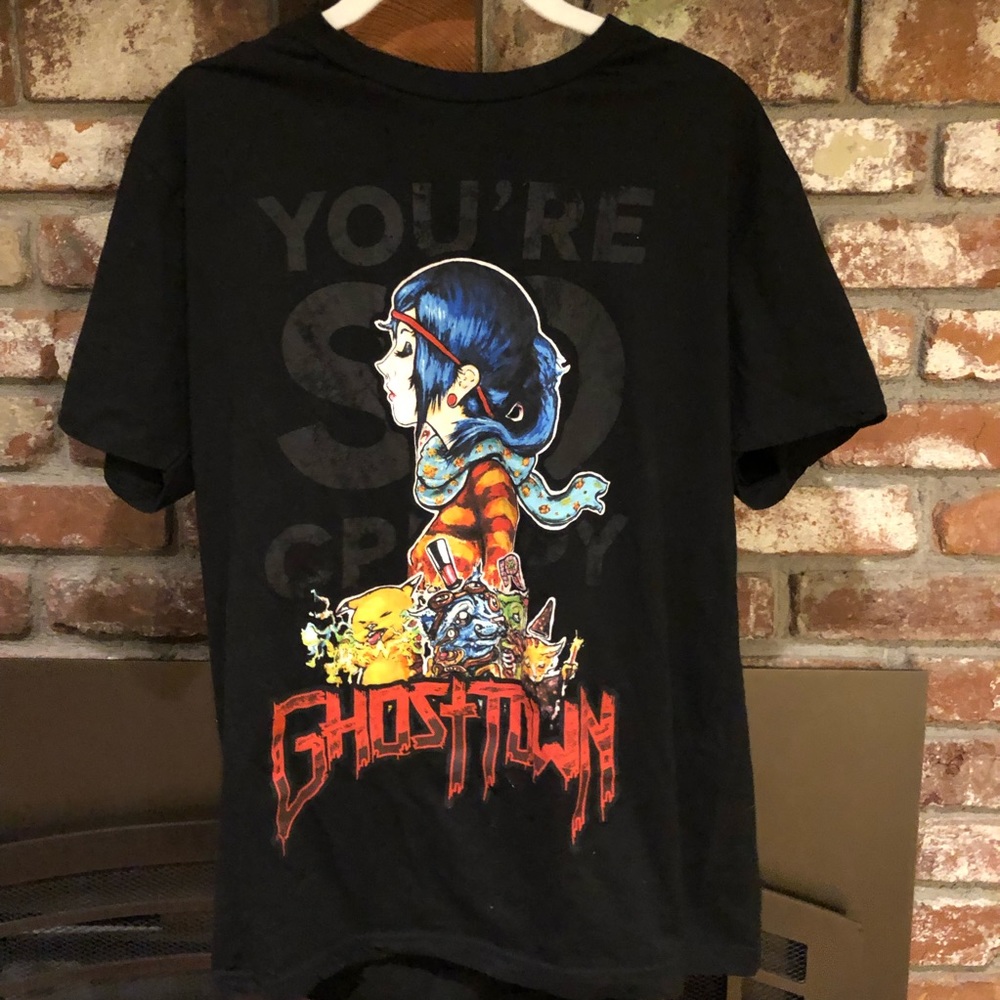 Large band tee ghost town you’re so creepy ghostown ghosttown